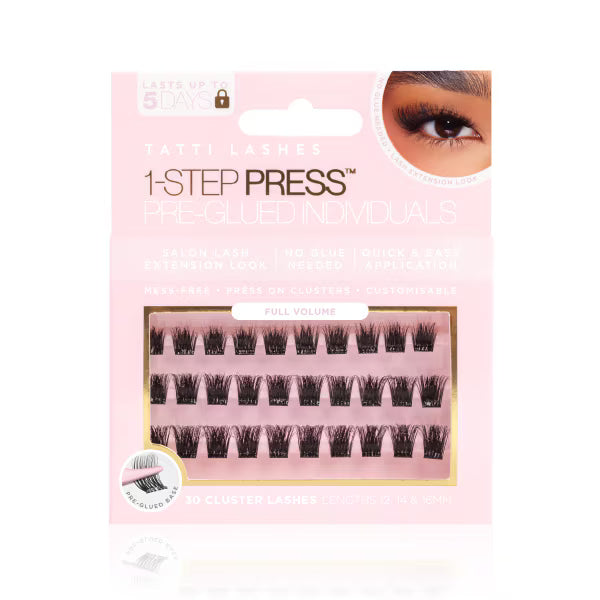Tatti Lashes Full Volume Pre-Glued Individual Clusters (British brand)