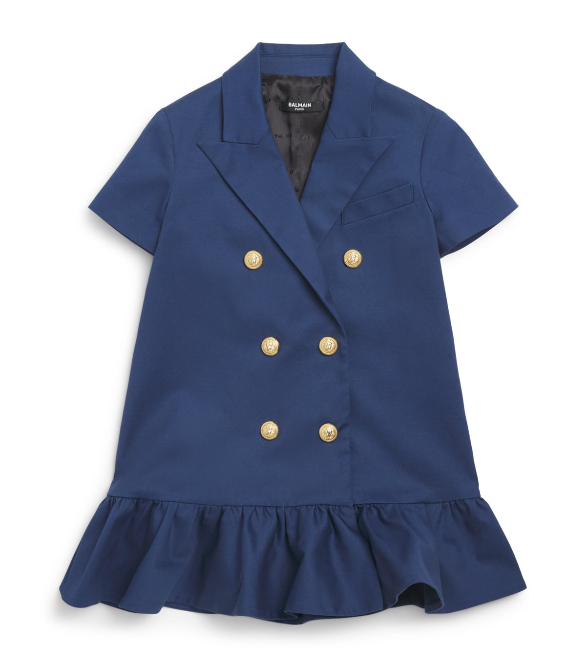 Balmain Kids Stretch-Cotton Tailored Dress (4-14 Years)