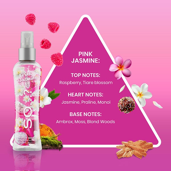 DNR So? Pink Jasmine Body Mist 100ml - British product