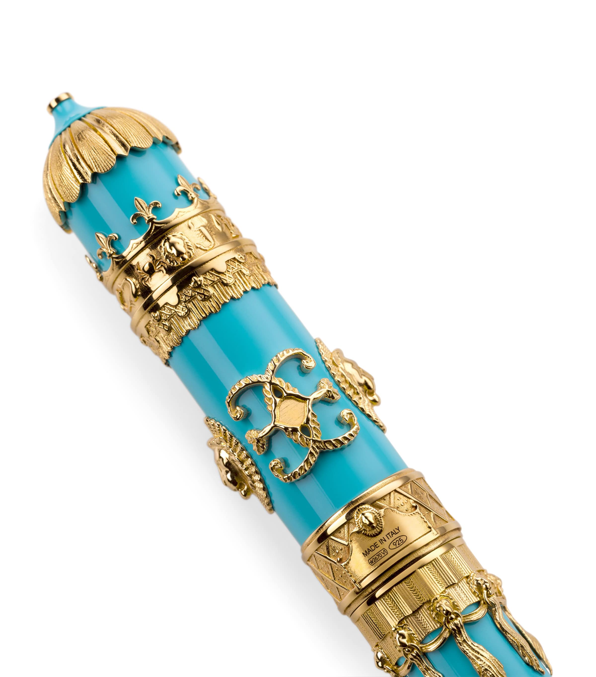 Montegrappa Resin and Yellow Gold Montgolfier Rollerball Pen