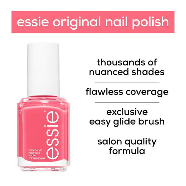 Essie Cute As A Button Bright Pink Coral Polish - British product