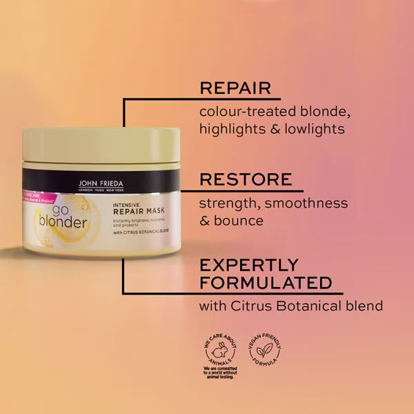John Frieda Go Blonder Deep Conditioner Mask 250ml, imported from the UK