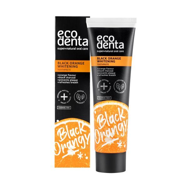 ECODENTA black orange whitening toothpaste 100ml - British product