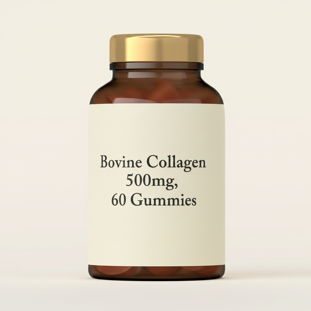 Holland & Barrett Bovine Collagen Strawberry Gummies 60 Count - British product