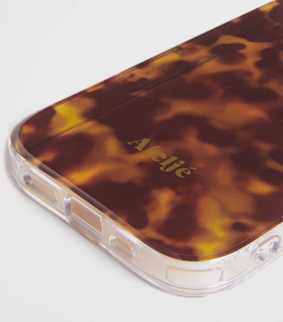 ATELJE Tortoiseshell iPhone 17 Pro case - British product