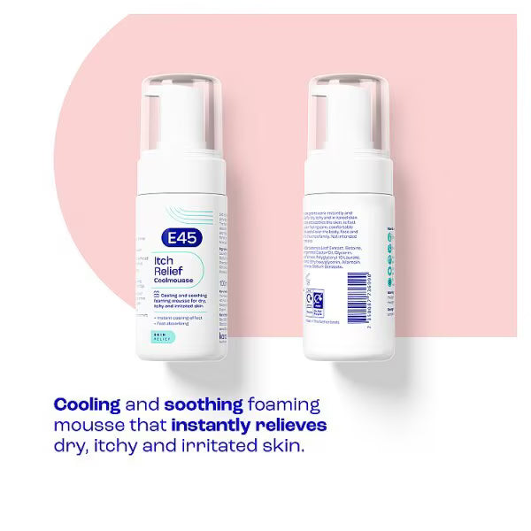 E45 Itch Relief Mousse Coolmousse - British product