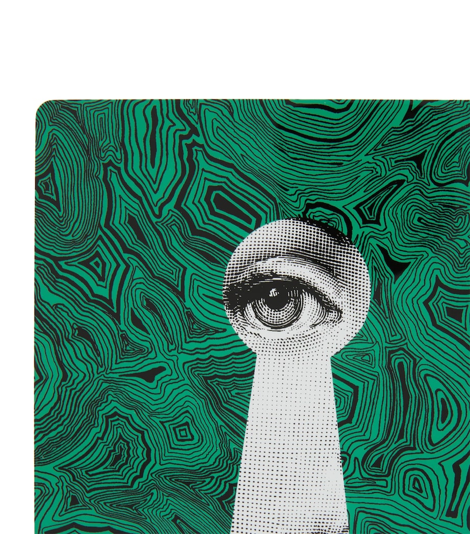 Fornasetti Serratura on Malachite bookends - British product
