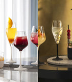 Villeroy & Boch long drink tumblers Rock Blanc 430ml (British brand)