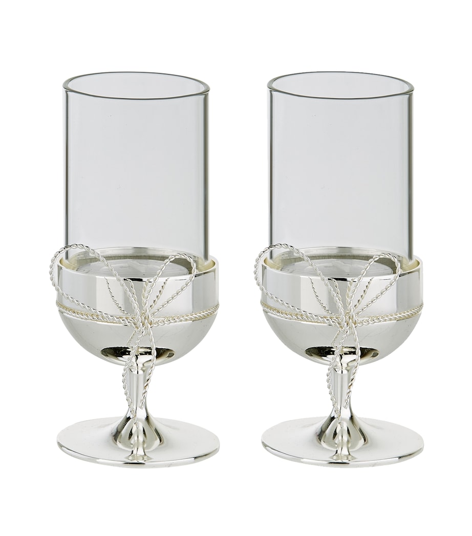 Wedgwood Love Knots tea light holder set of 2 (British brand)