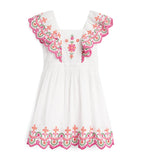 Tartine et Chocolat cotton lace-trim dress 2-12 years (British brand)