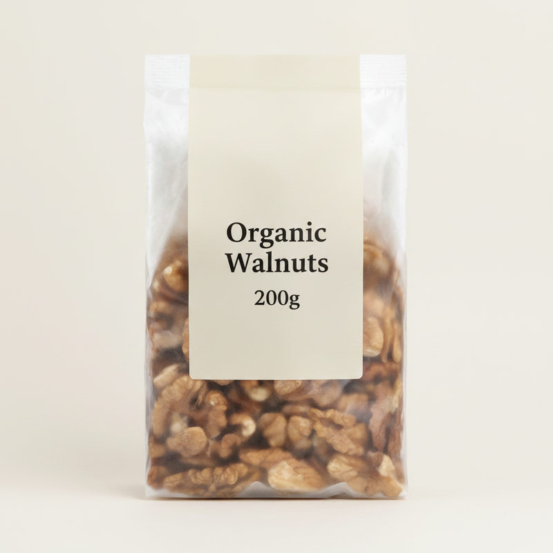 Holland & Barrett organic walnuts 200g, UK version