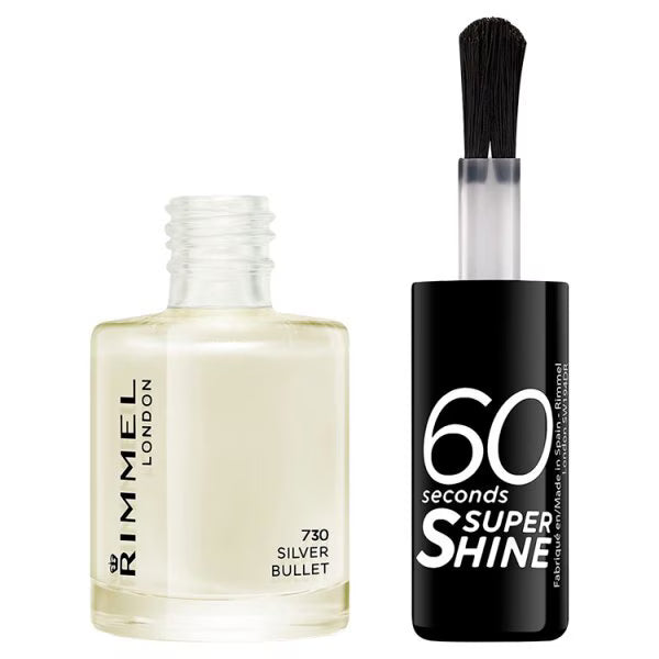 Rimmel silver nail polish 8ml (British brand)