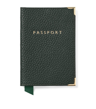Aspinal Of London Leather Passport Cover