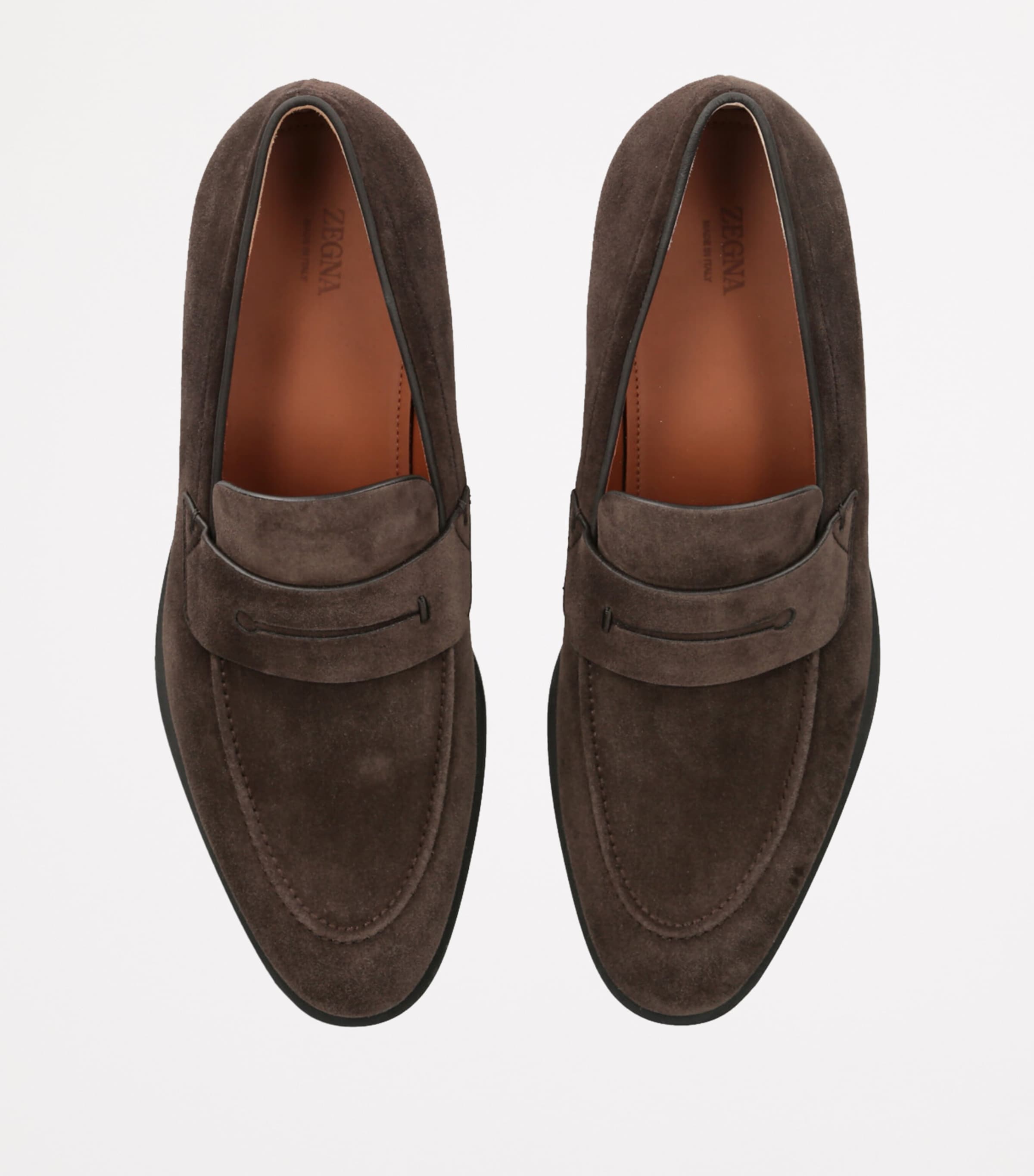 Zegna suede L'Asola loafers (British brand)