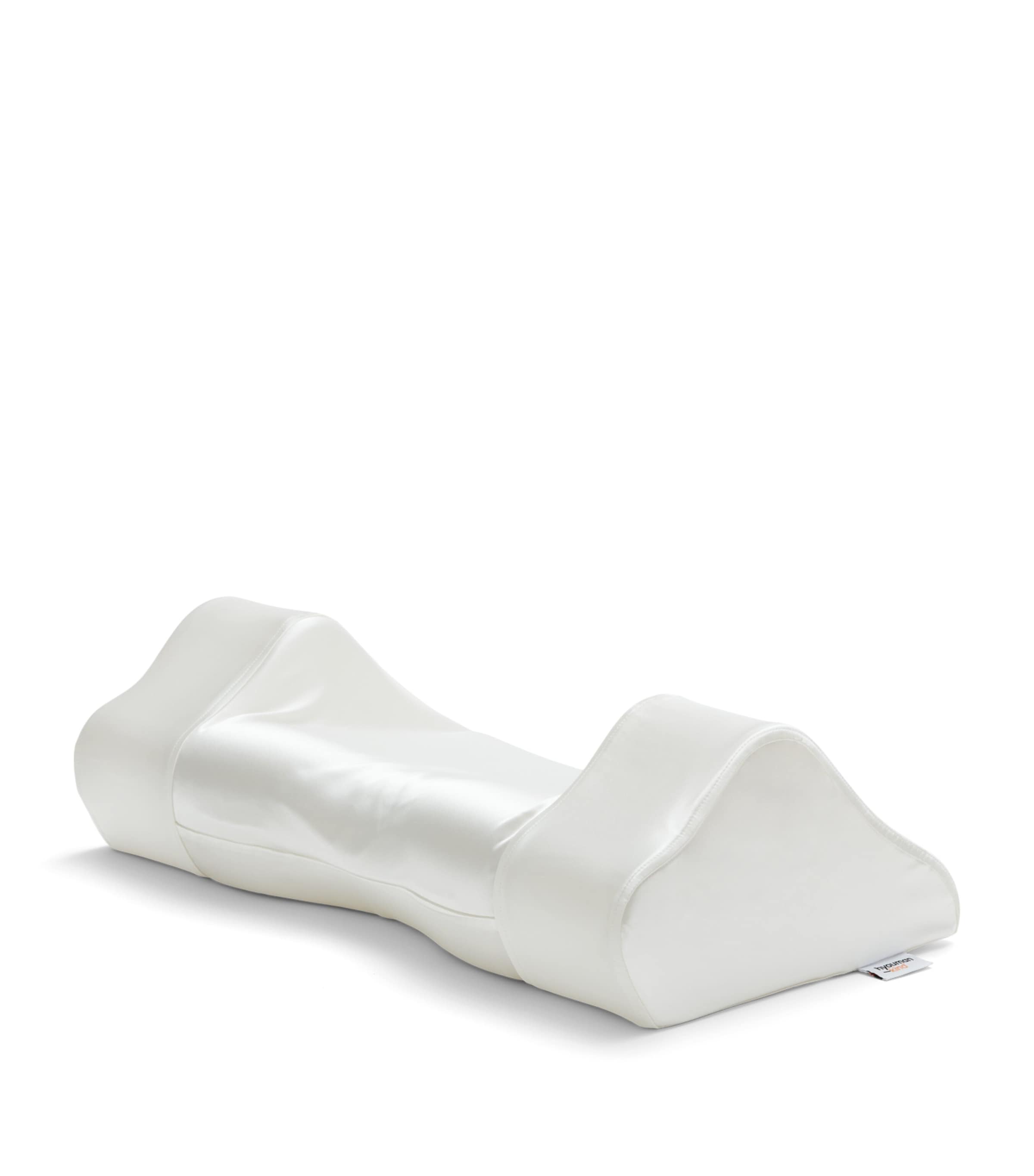 HYOUMANKIND Back Sleep Pillow with Silk Pillowcase 32cm x 57cm, UK version