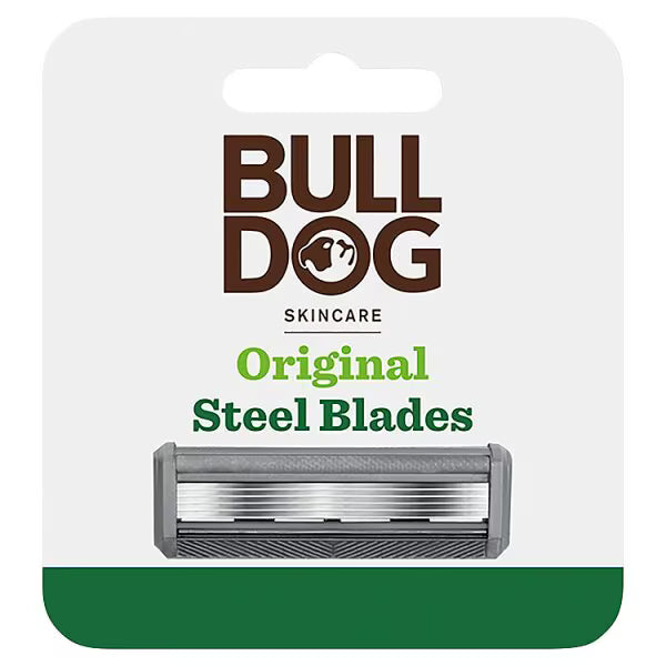 Bulldog replacement razor blades four pack - British product