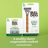 Bulldog replacement razor blades four pack - British product