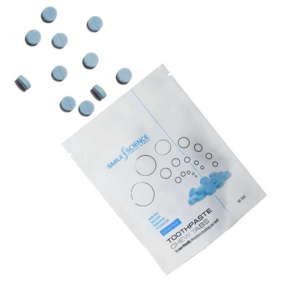 Smile Science Harley Street toothpaste tablets sensitive (British brand)