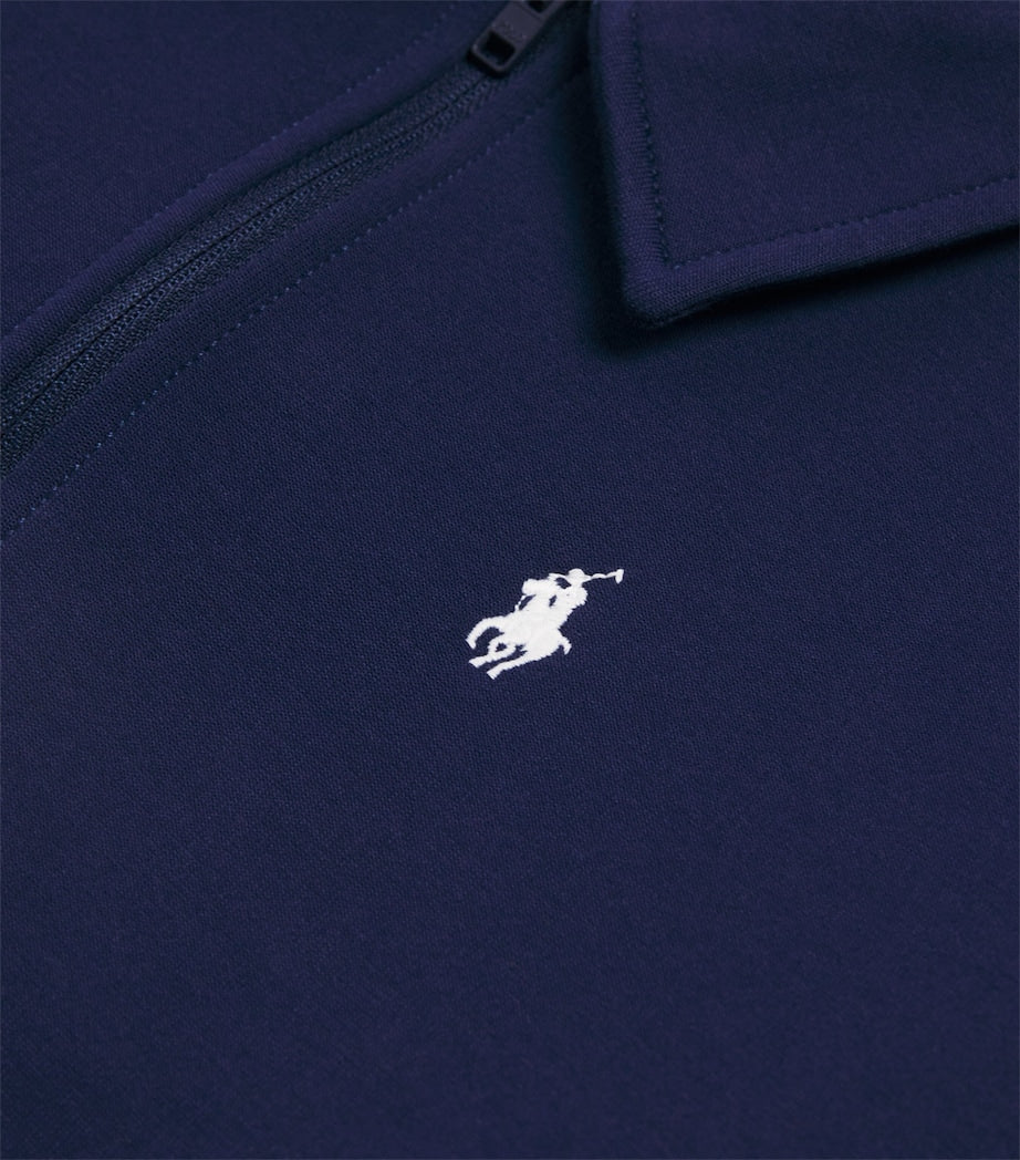 Ralph Lauren Kids Cotton-Blend Quarter-Zip Sweatshirt 6-14 Years, imported from the UK