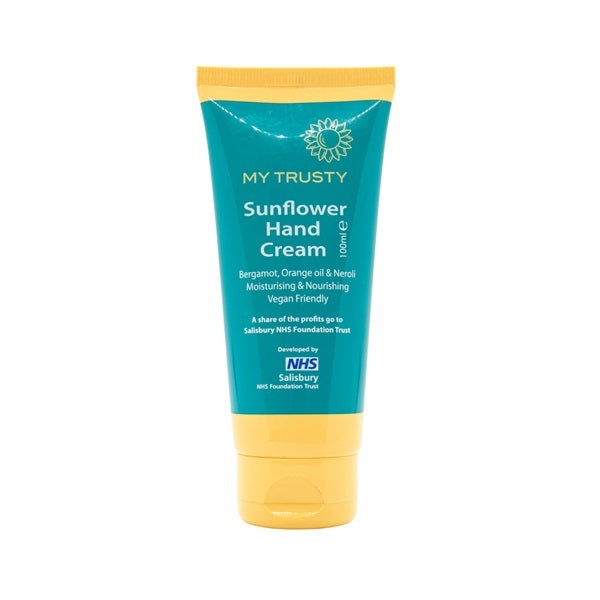 My Trusty Sunflower Hand Cream 100ml, imported from the UK
