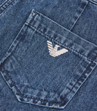 Emporio Armani Kids Ruffle-Hem Flared Jeans 4-14 Years - British product
