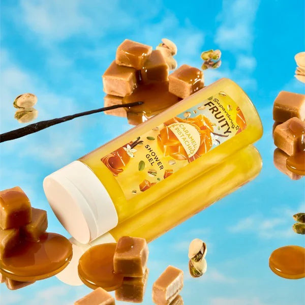 Superdrug Fruity Caramel Pistachio shower gel 500ml (British brand)