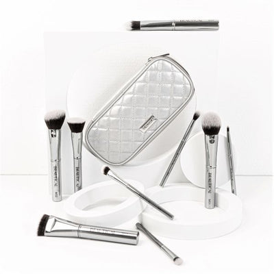 Beautical Metal Glam Brush Set 9-Piece Makeup Brushes