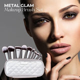 Beautical Metal Glam Brush Set 9 piece - British product