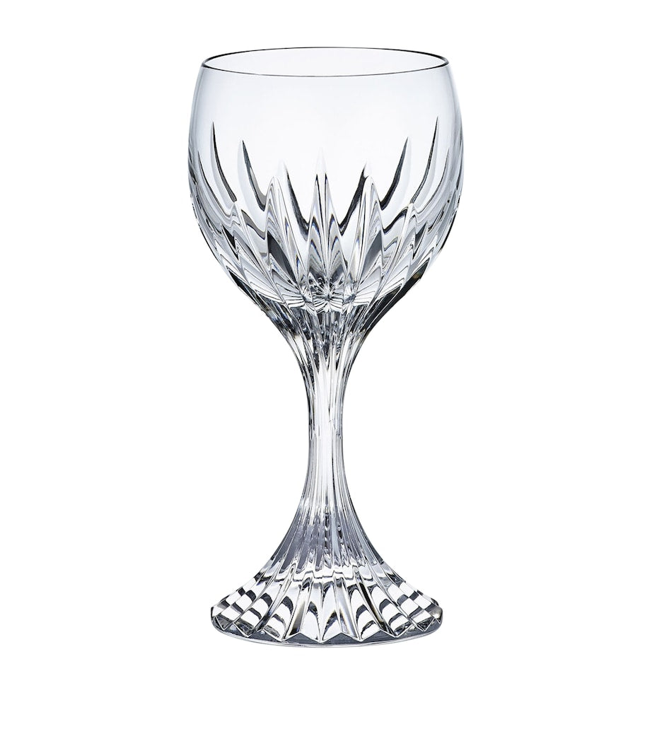 Baccarat Massena white wine glass with bevel cuts 200ml - British product