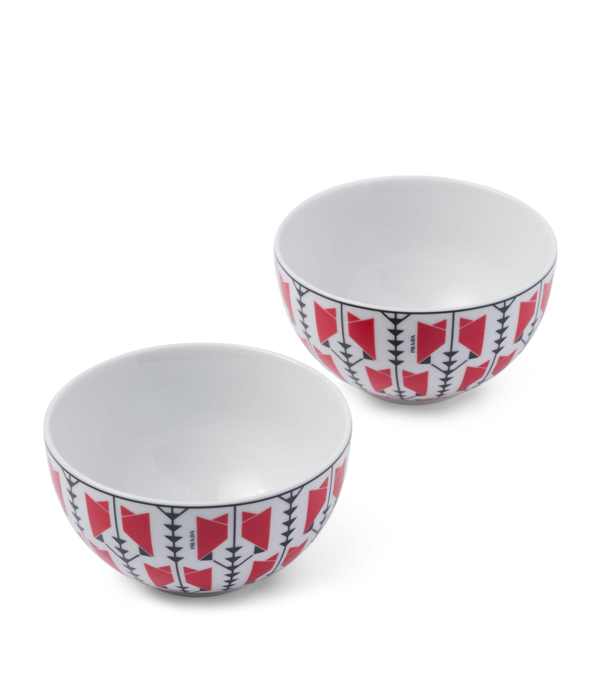 Prada Vienna Arrows cereal bowls 12cm, imported from the UK