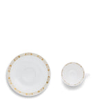 Baccarat Talleyrand coffee cups and saucers 100ml - British product