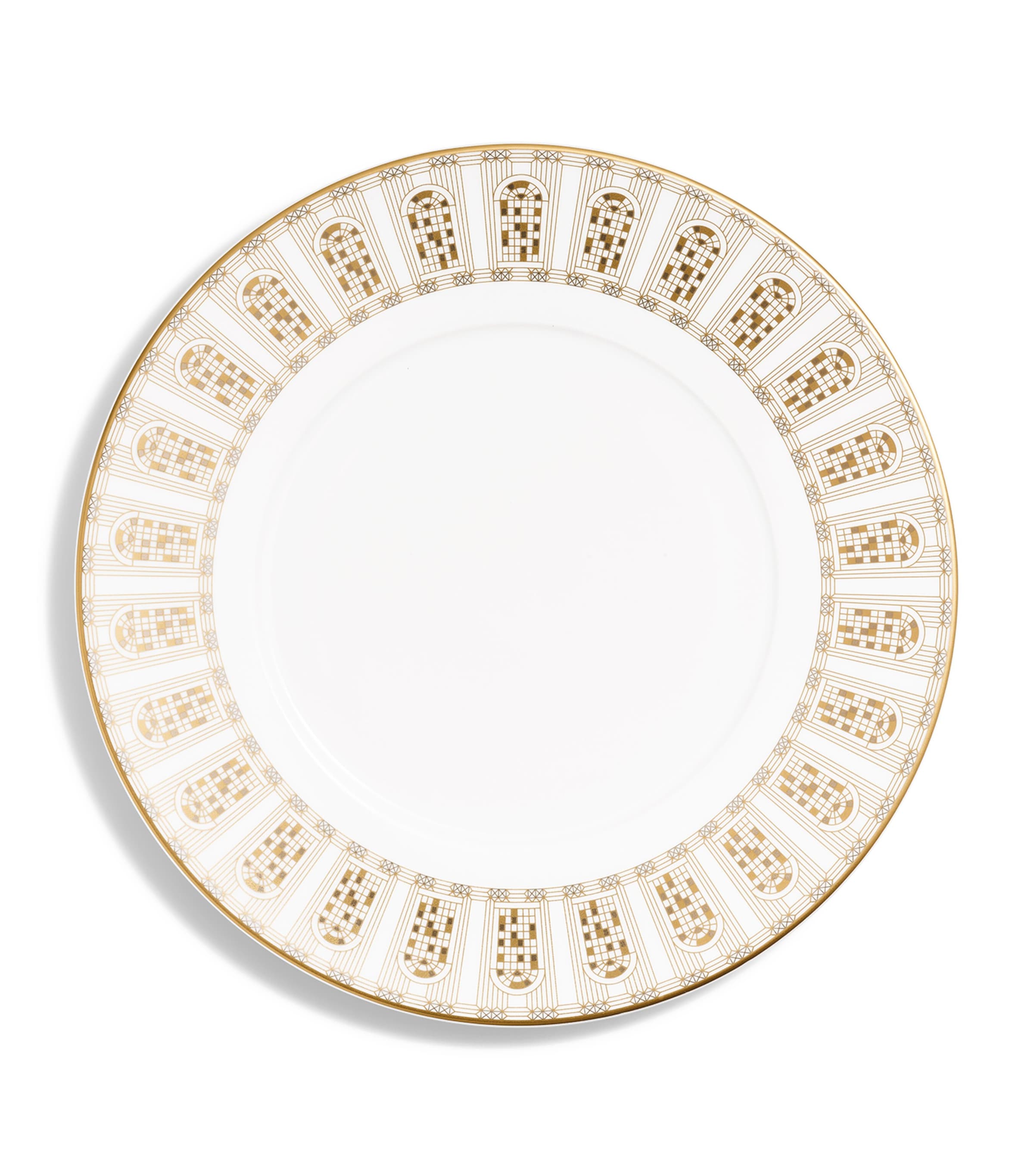 Baccarat Arcadia Gold dessert plates 21cm - British product