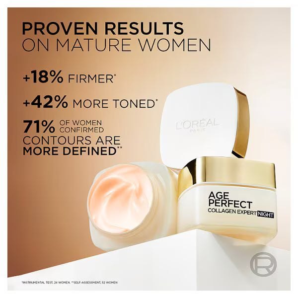 L'Oreal Paris night cream collagen expert 50ml, UK version