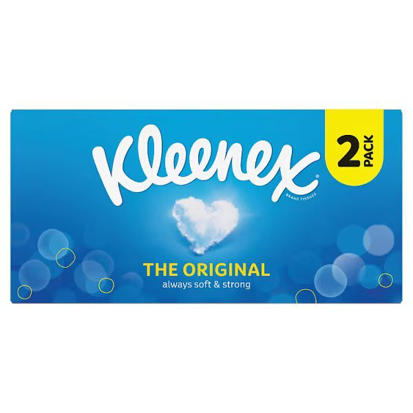 Kleenex Original Regular Facial Tissues, UK version