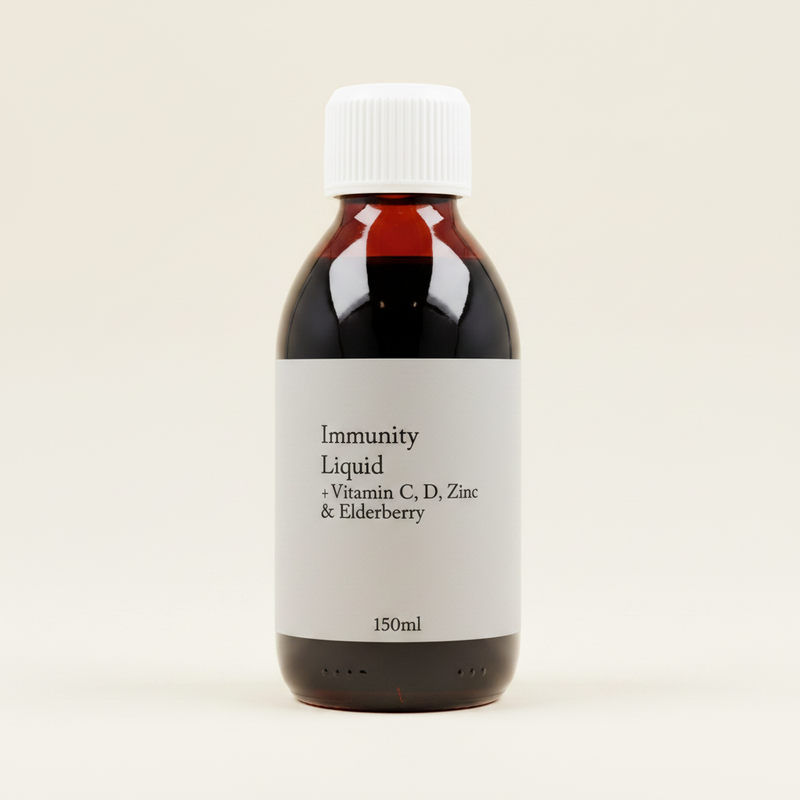Holland & Barrett Elderberry Immunity Liquid with Vitamin C & Zinc 150ml