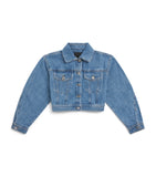 Givenchy Kids Cropped Denim Jacket 4-12+ Years, UK version