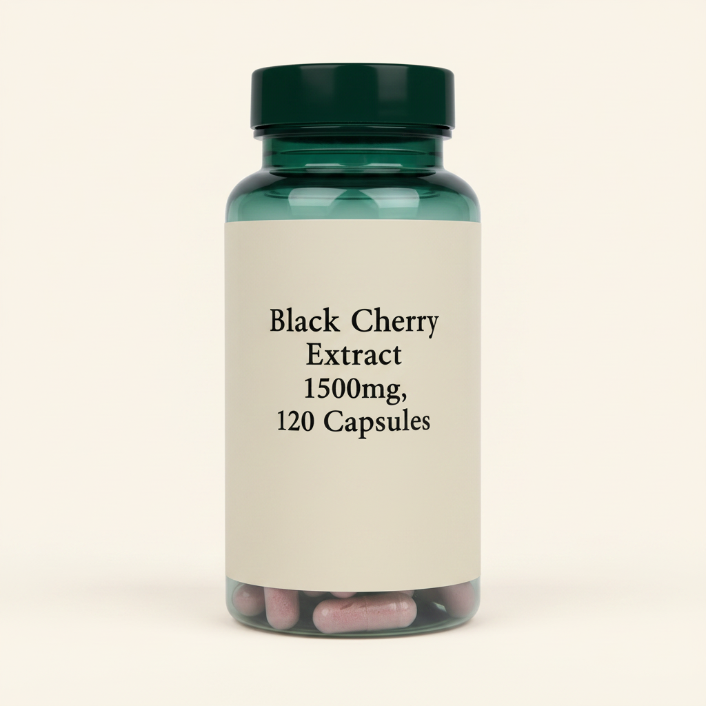 Holland & Barrett Black Cherry Extract 120 Capsules, UK version