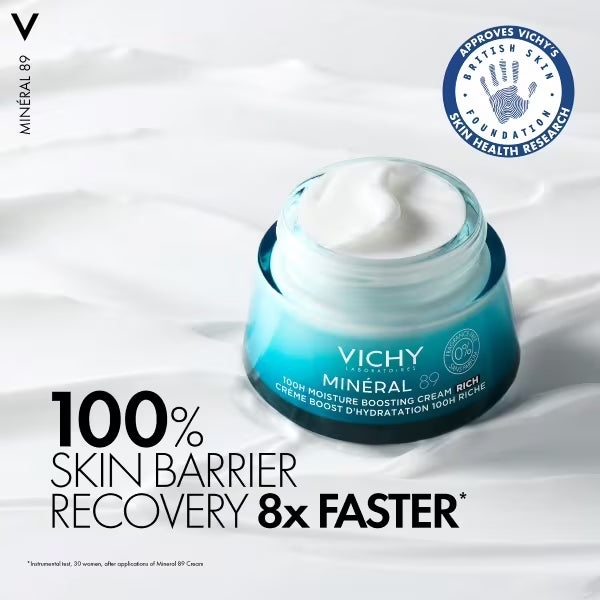 Vichy Minéral 89 100H Hydrating Cream Dry Skin 50ml (British brand)