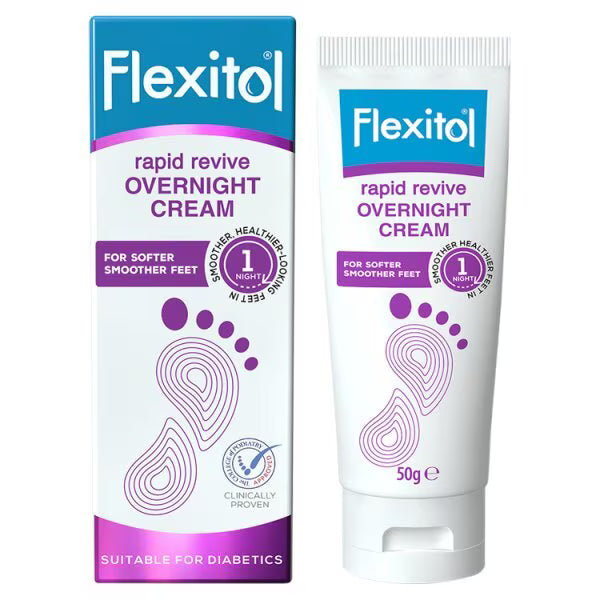Flexitol Rapid Revive Overnight Foot Cream 50g - British product