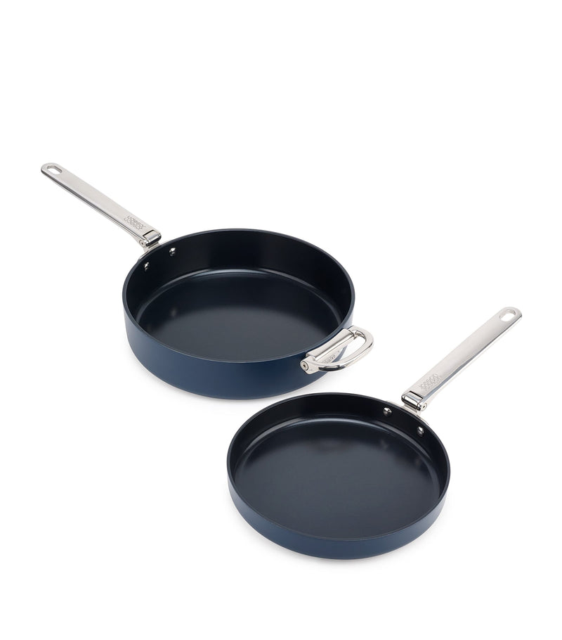 Joseph Joseph folding handle frying pans set of 2, UK version
