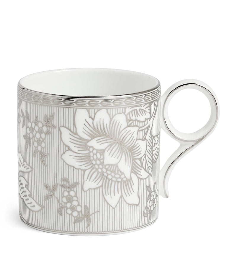 Wedgwood Bone China Silver Tonquin Mug (330ml)