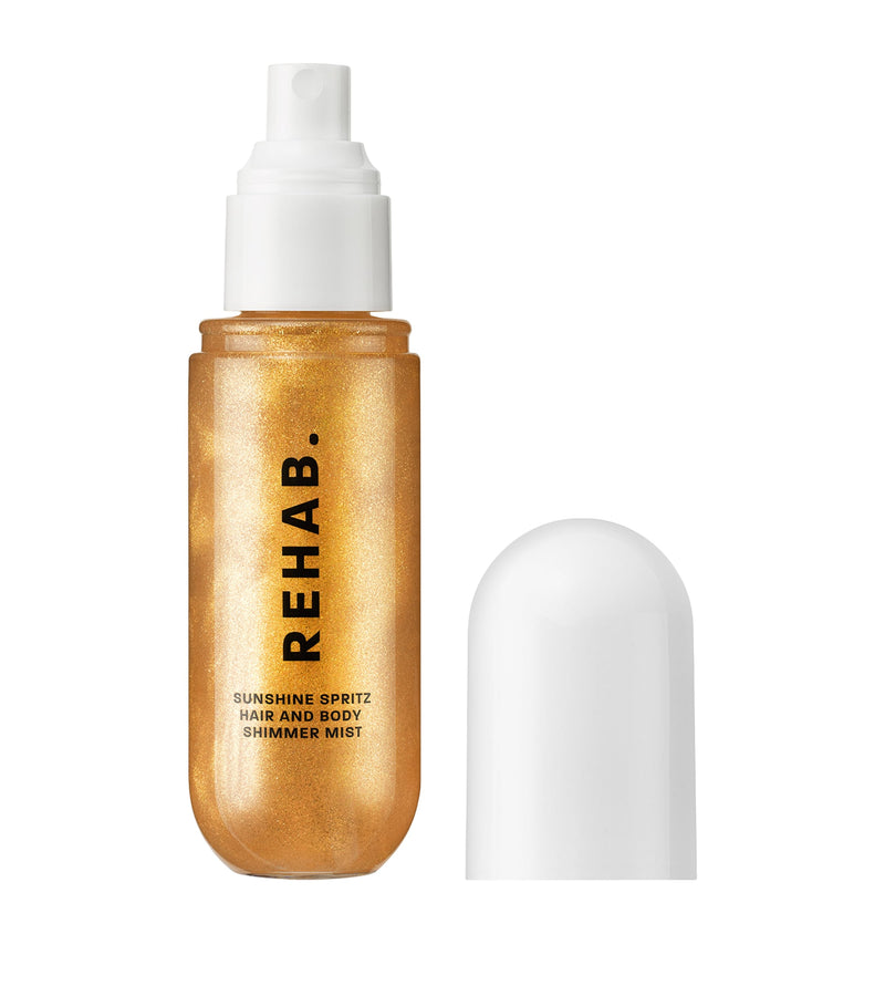 REHAB. Sunshine Spritz hair and body shimmer mist 90ml, imported from the UK