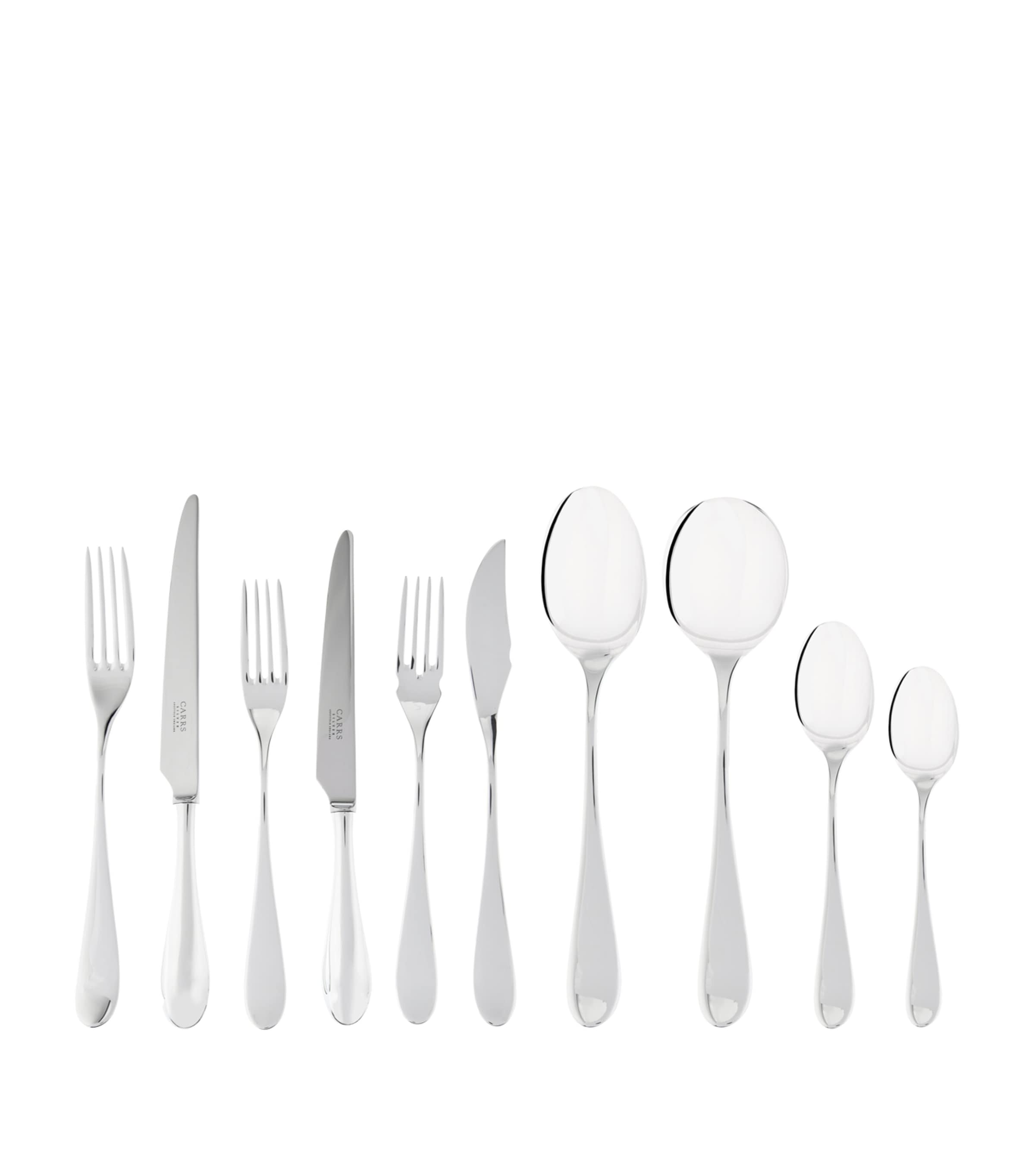 Carrs Silver Vision silver plated cutlery set 44-piece - British product