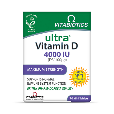 Vitabiotics Ultra Vitamin D3 4000IU Tablets 96 tablets