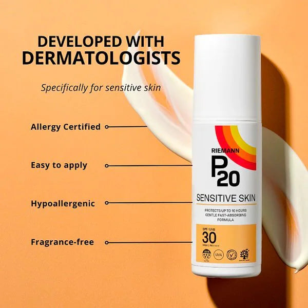 Riemann P20 Sensitive Sun Cream 200ml, imported from the UK