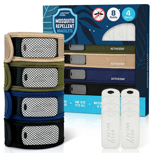 Active Era Mosquito Repellent Bands 4 pack - British product