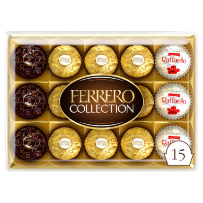 Ferrero assorted chocolate gift box 15 pieces 172g - British product