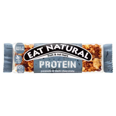 Eat Natural Protein Bar Peanuts & Dark Chocolate 40g - British product