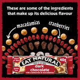 Eat Natural dark chocolate nut bars 120g - British product