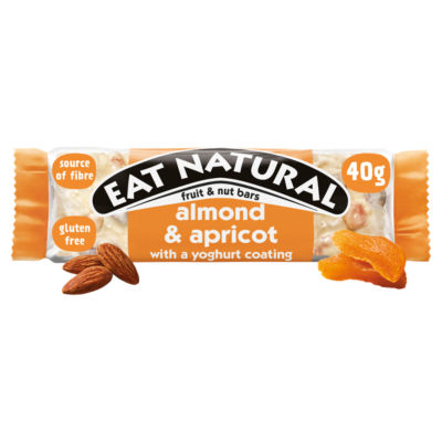 Eat Natural almond apricot yoghurt coated fruit bar 40g - British product